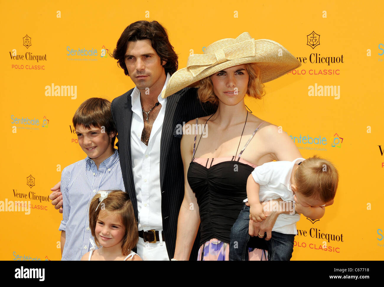 Nacho Figueras, Delfina Blaquier, kids in attendance for 3rd Annual