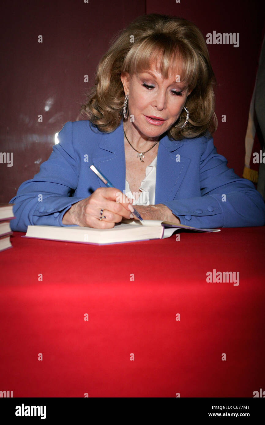 Barbara Eden at a public appearance for Barbara Eden Book Signing for