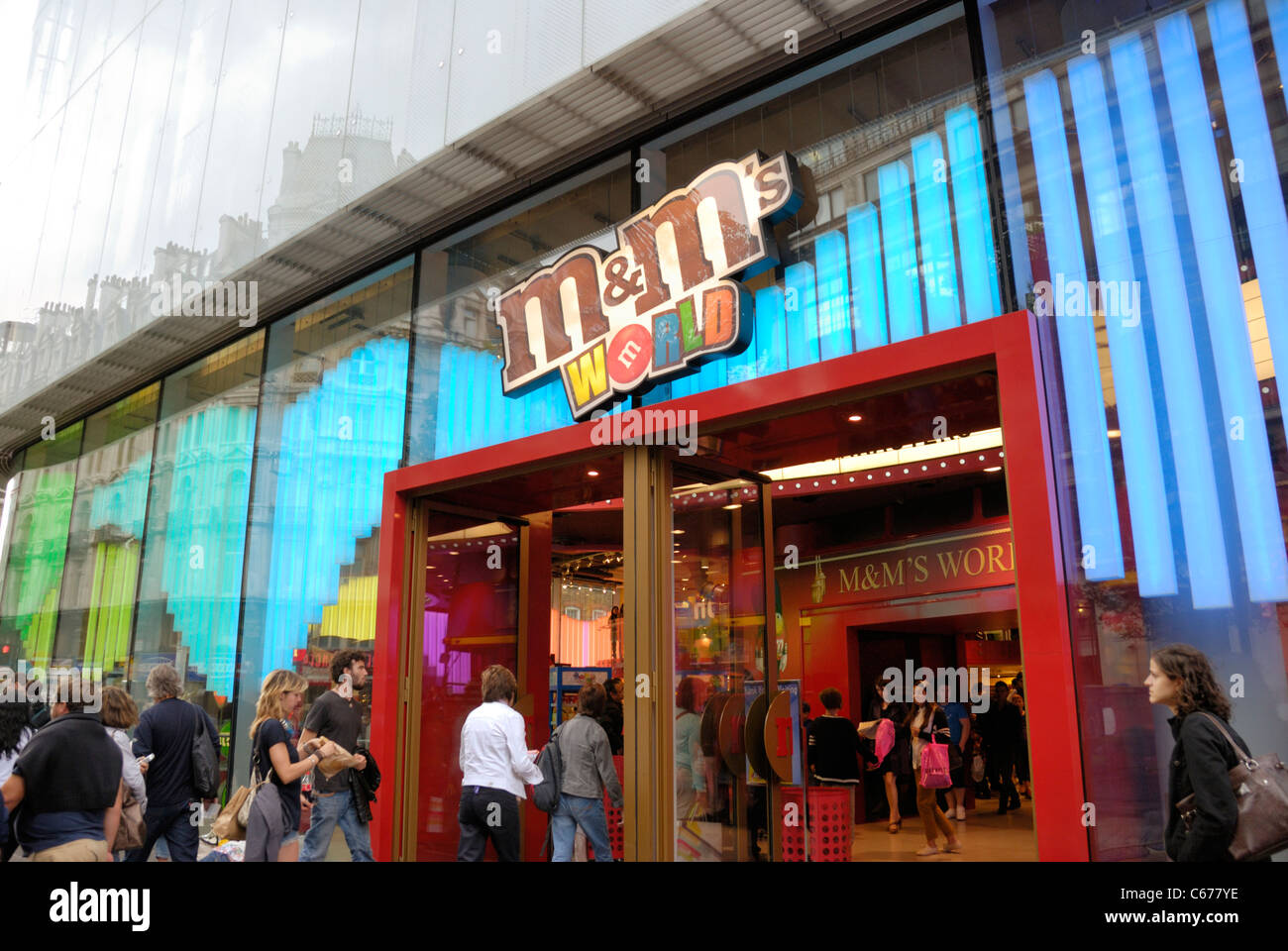 M&M's World store, Leicester Square, London, England Stock Photo - Alamy
