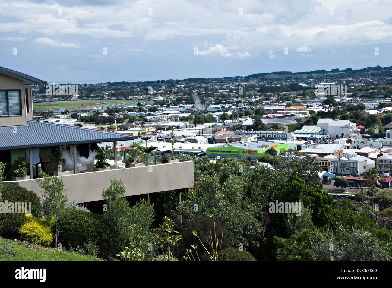 The City of Wanganui on The Whanganui River South Taranaki Bight North Island New Zealand Stock Photo