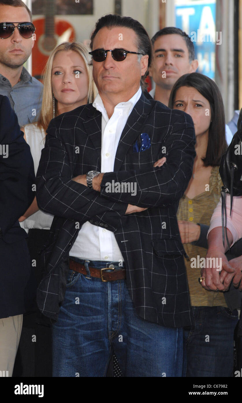 Andy Garcia At The Induction Ceremony For Star On The Hollywood Walk Of