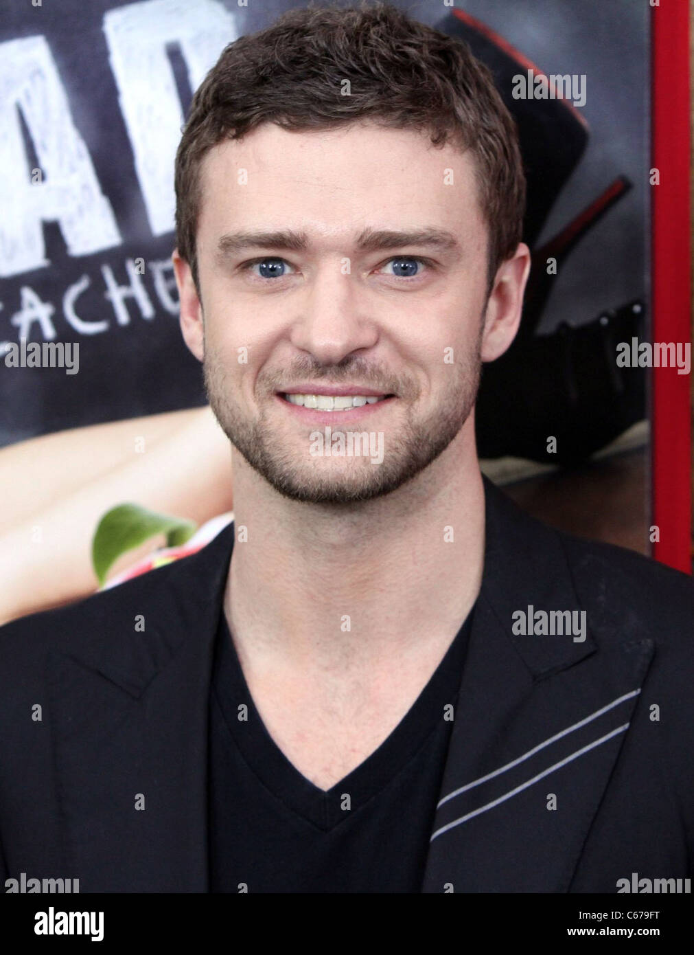 Justin Timberlake at arrivals for BAD TEACHER Premiere, The Ziegfeld Theatre, New York, NY June 20, 2011. Photo By: Andres Otero/Everett Collection Stock Photo