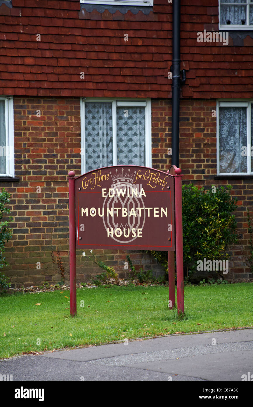 Edwina Mountbatten House care home for the elderly in Romsey, Hampshire