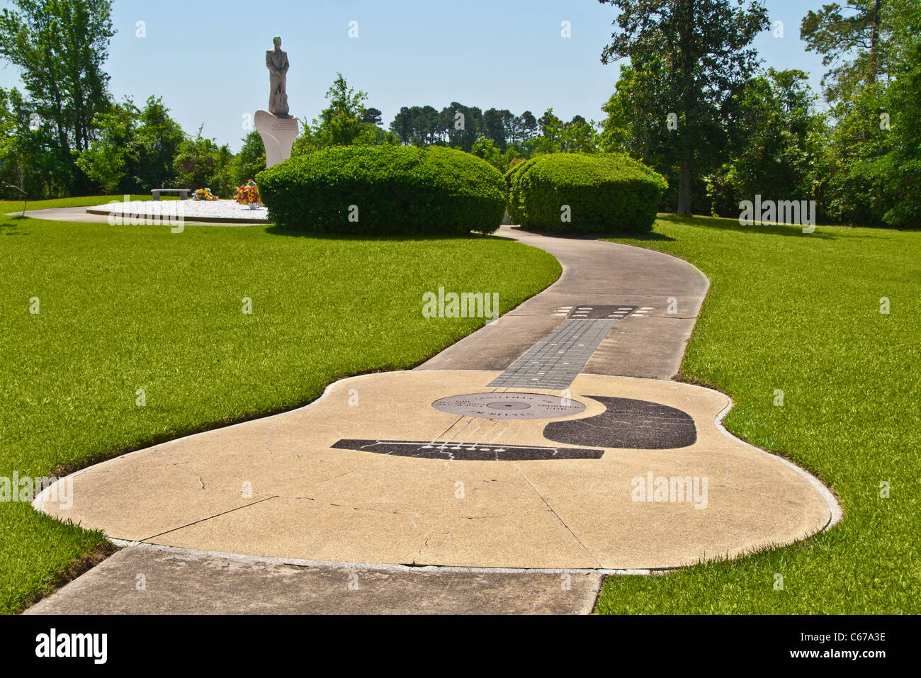 Jim Reeves Memorial Park Statue Of Famous Country Western Singer