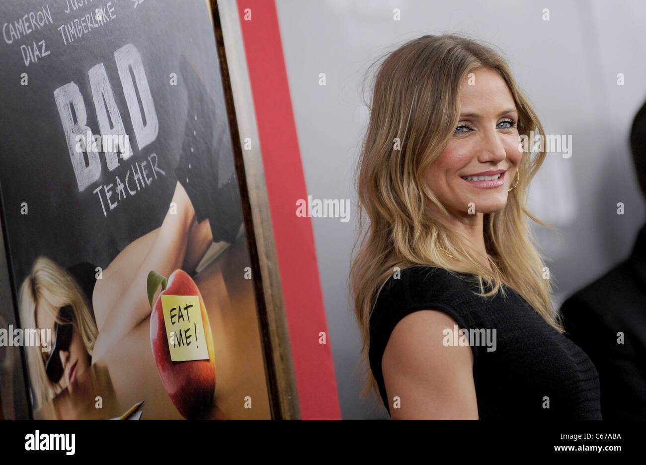Cameron Diaz at arrivals for BAD TEACHER Premiere, The Ziegfeld Theatre, New York, NY June 20, 2011. Photo By: Kristin Callahan/Everett Collection Stock Photo