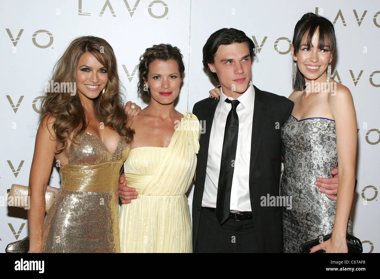 Chrishell Stause, Melissa Egan, Finn Wittrock, Brittany Allen at arrivals for All My Children Official Post Daytime Emmy Awards Stock Photo