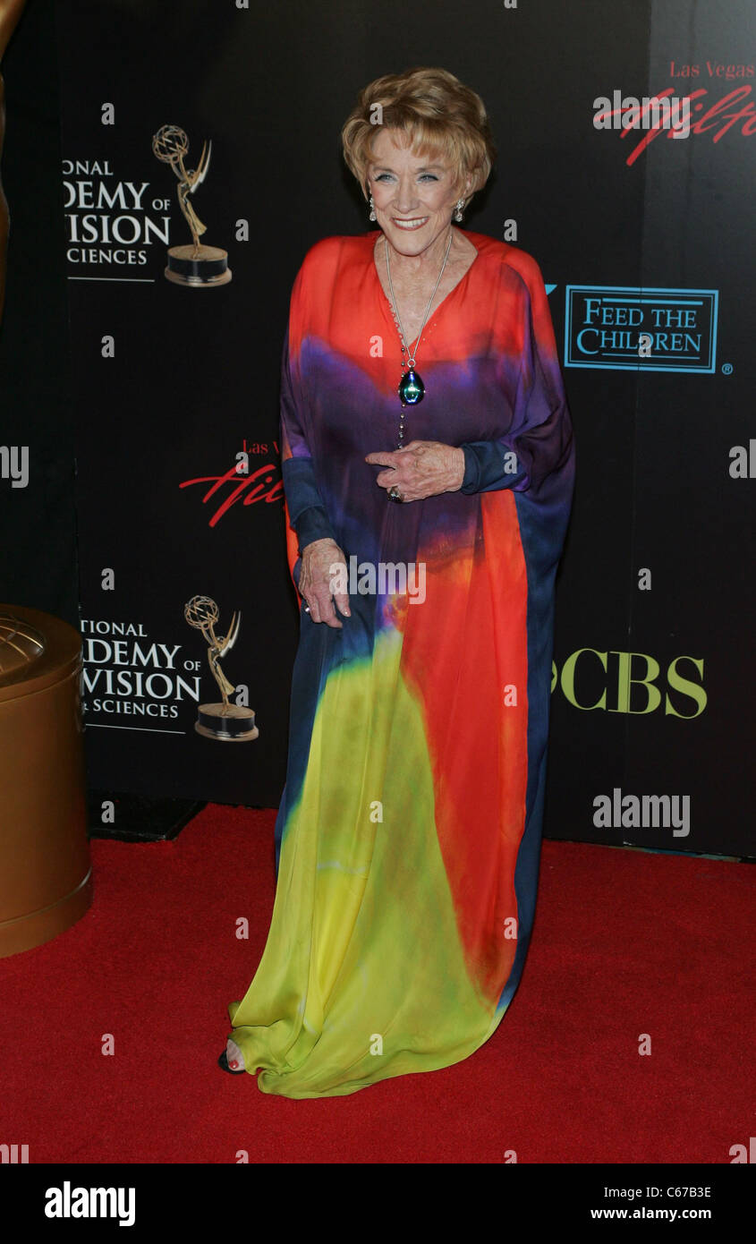 Jeanne Cooper at arrivals for 37th Annual Daytime Entertainment Emmy Awards - ARRIVALS, Las Vegas Hilton, Las Vegas, NV June 27, 2010. Photo By: James Atoa/Everett Collection Stock Photo
