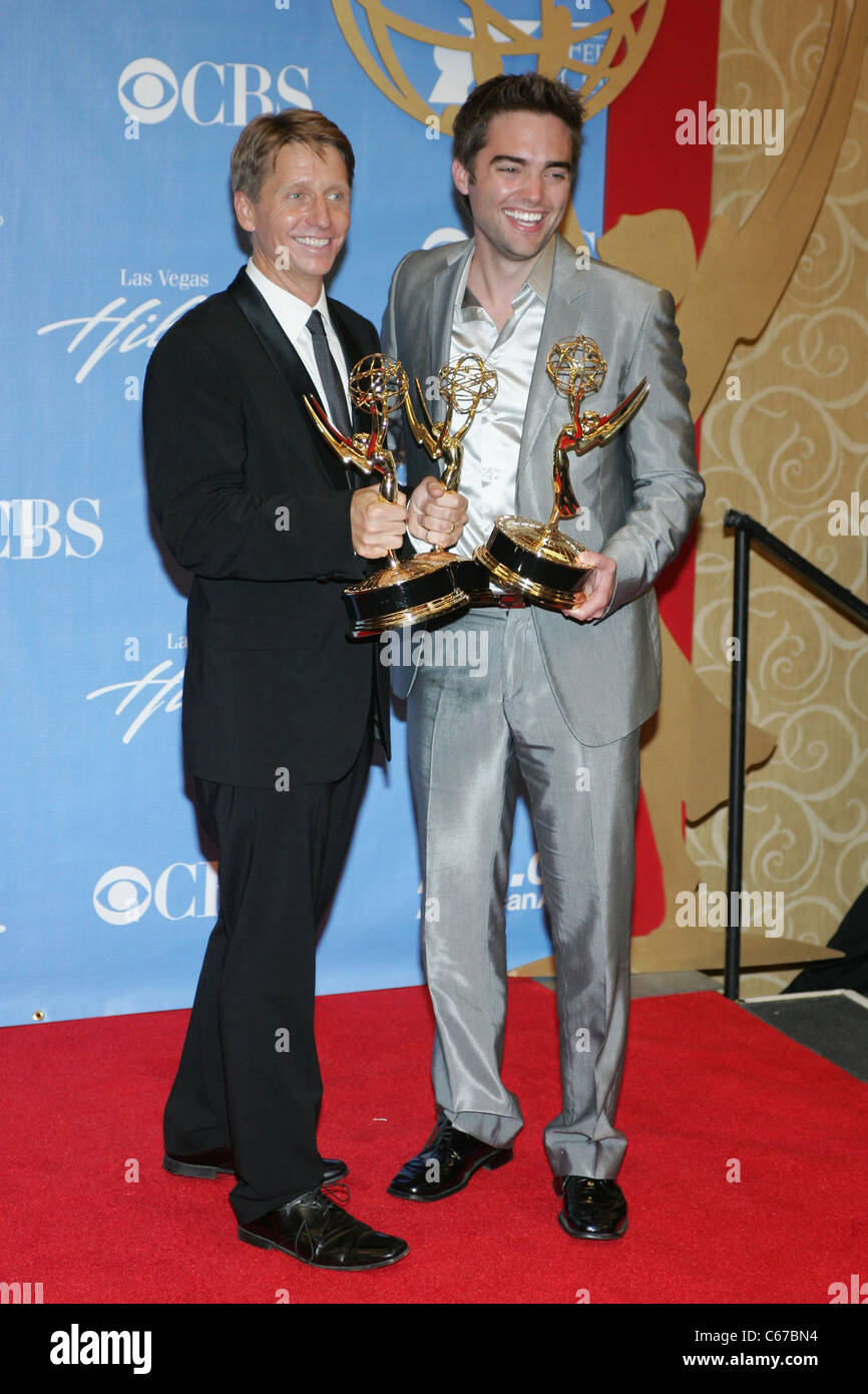 Bradley Bell, Drew Tyler Bell in the press room for 37th Annual Daytime Entertainment Emmy Awards - PRESS ROOM, Las Vegas Hilton, Las Vegas, NV June 27, 2010. Photo By: James Atoa/Everett Collection Stock Photo