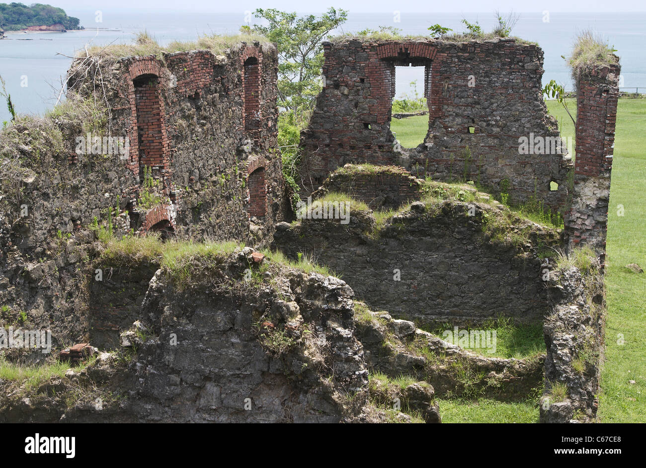 Spanish Fort at San Lorenzo, Republic of Panama Stock Photo