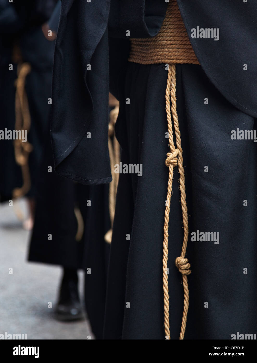 Black penitents hi-res stock photography and images - Alamy
