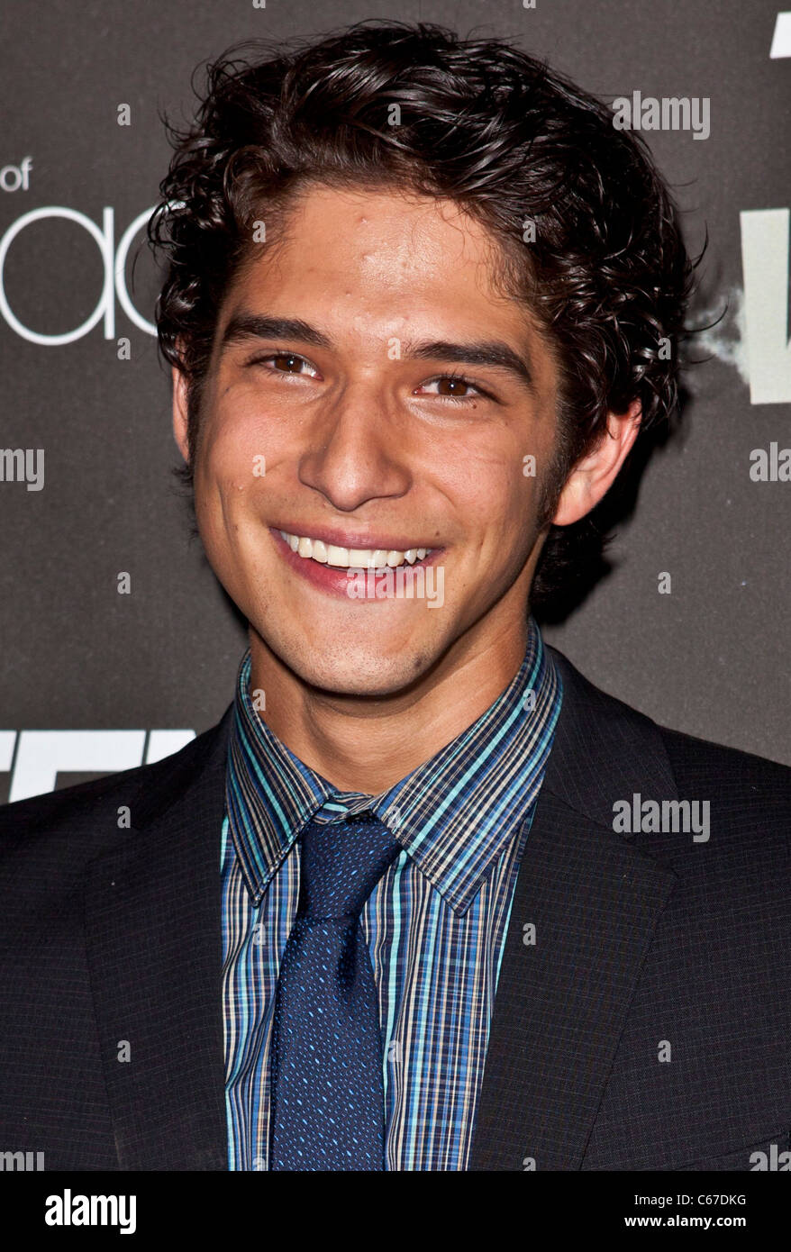 Tyler Posey at arrivals for TEEN WOLF Premiere Party, The Roosevelt Hotel, Los Angeles, CA May 25, 2011. Photo By: Emiley Schweich/Everett Collection Stock Photo