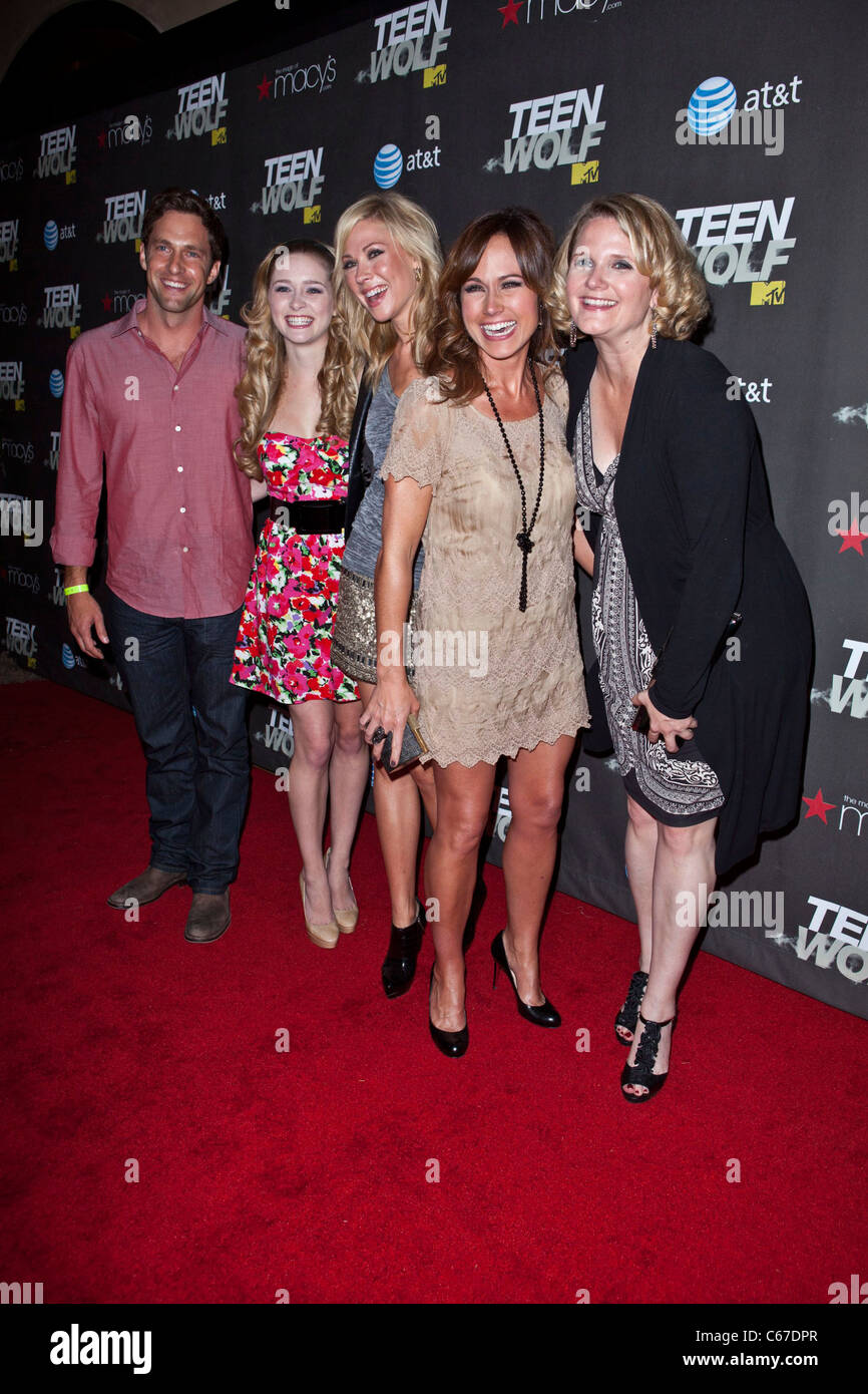 Cast of Awkward at arrivals for TEEN WOLF Premiere Party, The Roosevelt Hotel, Los Angeles, CA May 25, 2011. Photo By: Emiley Schweich/Everett Collection Stock Photo