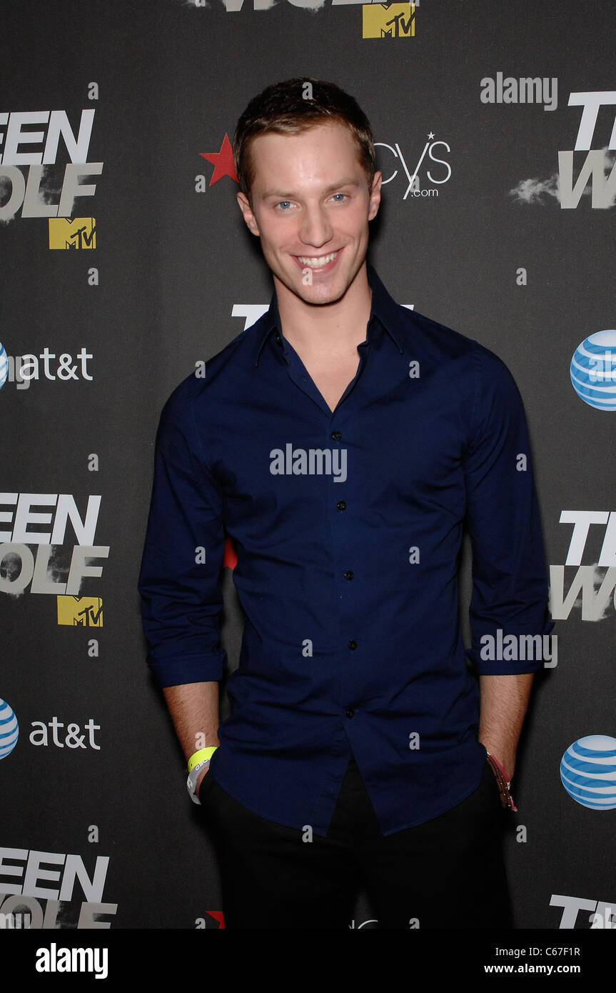 Jonathan Keltz at arrivals for TEEN WOLF Premiere Party, The Roosevelt Hotel, Los Angeles, CA May 25, 2011. Photo By: Michael Germana/Everett Collection Stock Photo