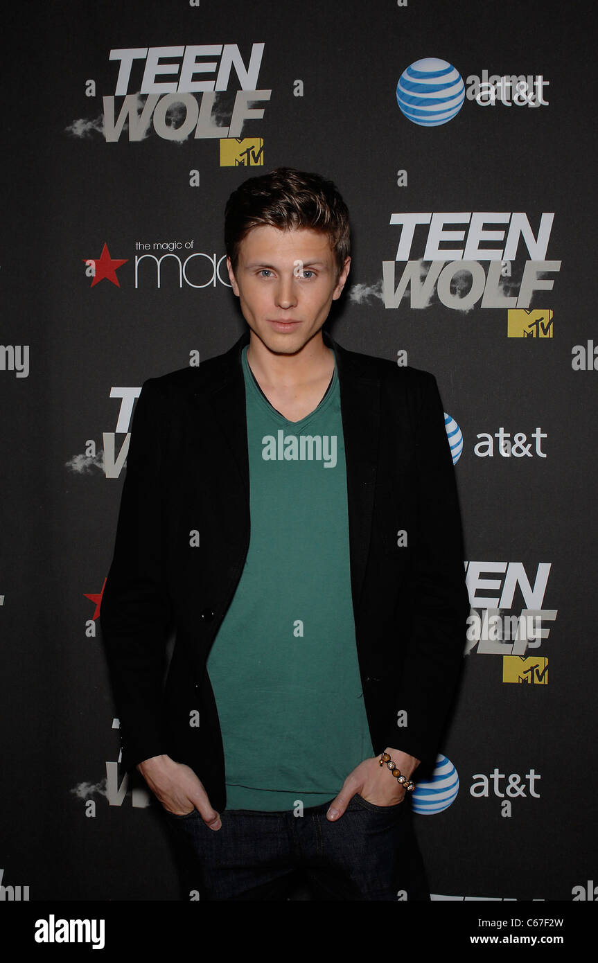 David Lewis at arrivals for TEEN WOLF Premiere Party, The Roosevelt Hotel, Los Angeles, CA May 25, 2011. Photo By: Michael Germana/Everett Collection Stock Photo