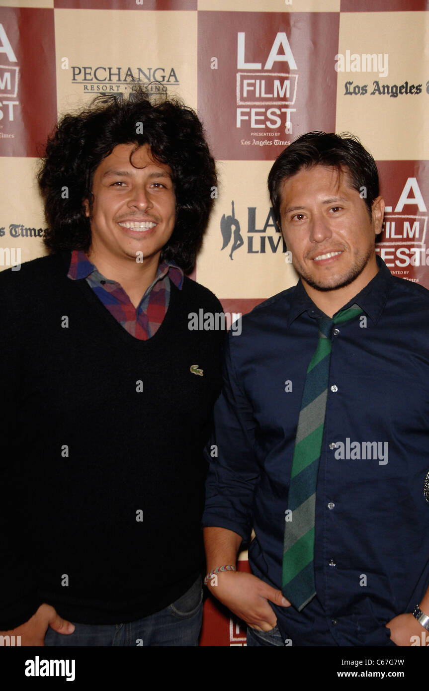 George Paez, Eddie Martinez at arrivals for A BETTER LIFE Gala Premiere at the Los Angeles Film Festival (LAFF), Regal Theatres Stock Photo