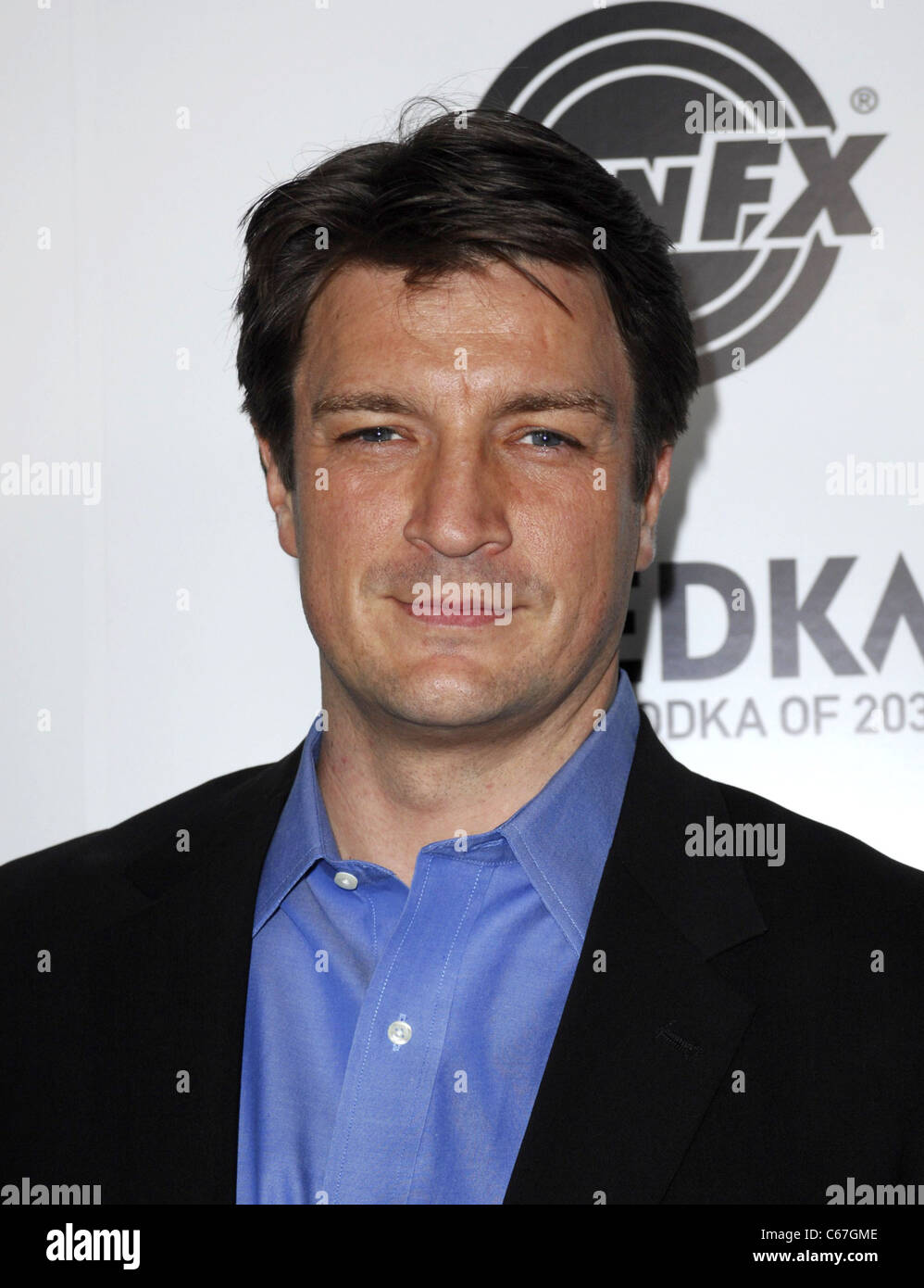 Nathan Fillion at arrivals for SUPER Premiere, The Egyptian Theatre, Los Angeles, CA March 21, 2011. Photo By: Elizabeth Goodenough/Everett Collection Stock Photo