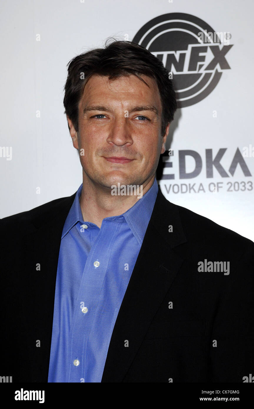 Nathan Fillion at arrivals for SUPER Premiere, The Egyptian Theatre, Los Angeles, CA March 21, 2011. Photo By: Elizabeth Goodenough/Everett Collection Stock Photo