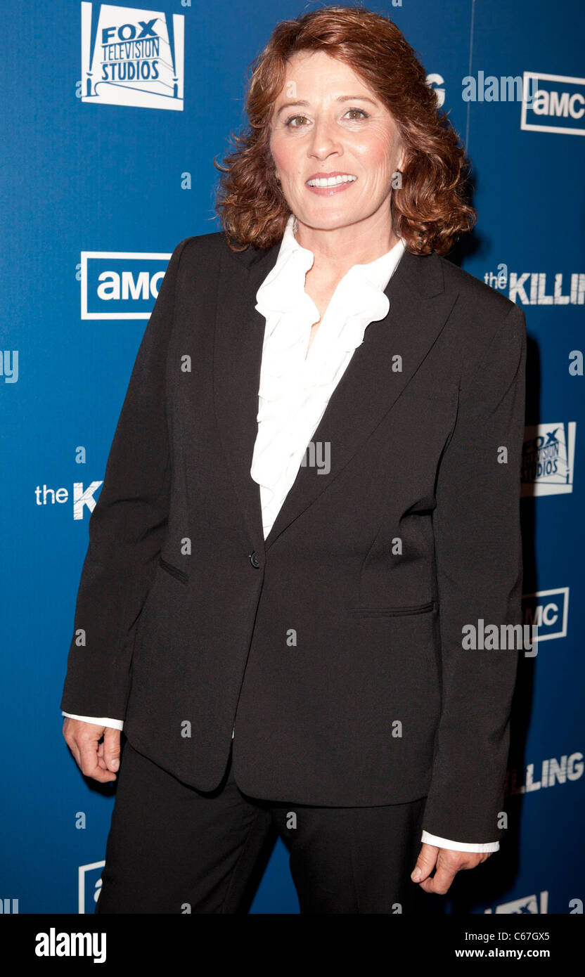 Annie Corley at arrivals for THE KILLING Series Premiere on AMC, Harmony Gold Theater, Los Angeles, CA March 21, 2011. Photo By: Emiley Schweich/Everett Collection Stock Photo