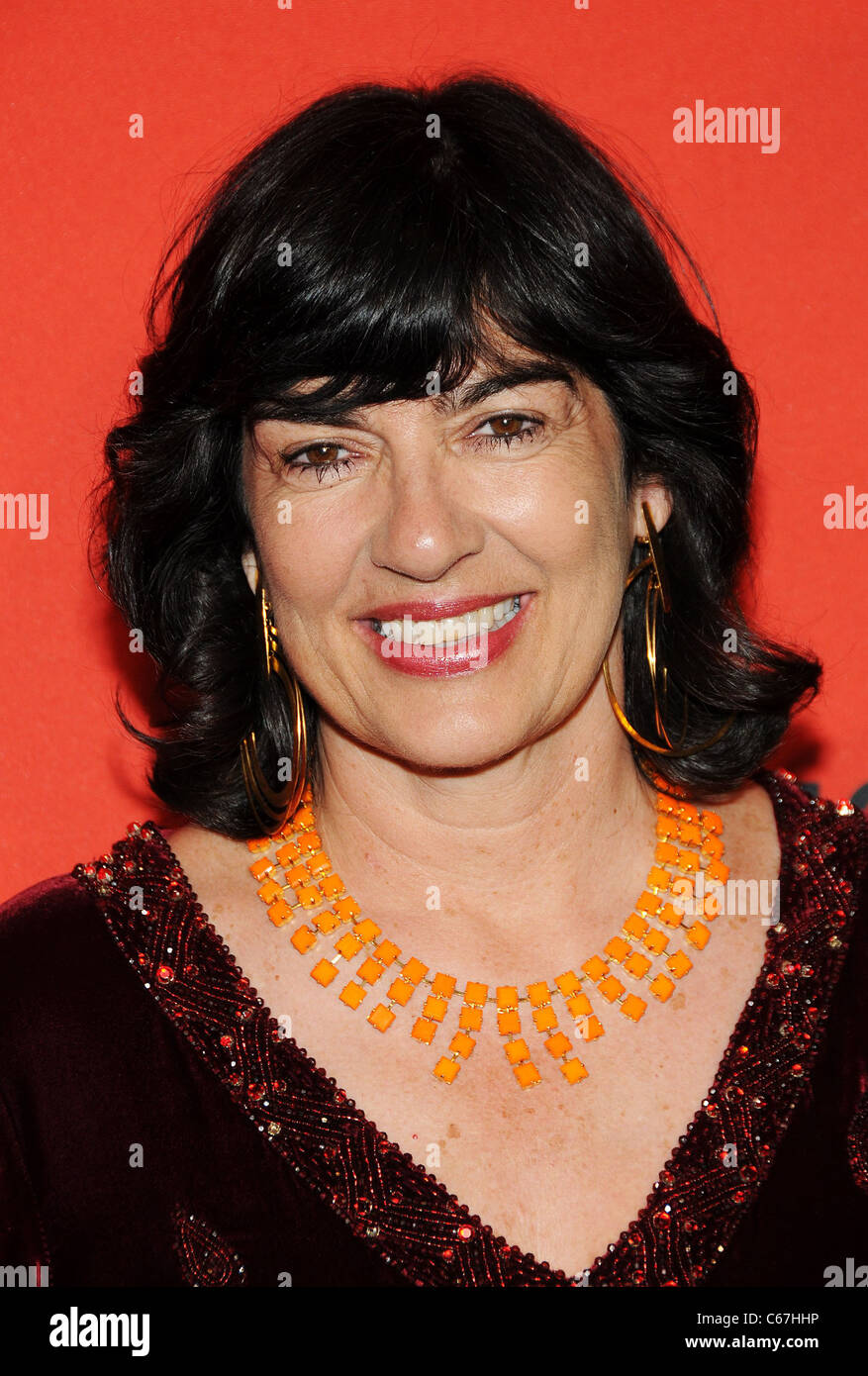 Christiane Amanpour at arrivals for TIME 100 GALA, Frederick P. Rose Hall - Jazz at Lincoln Center, New York, NY April 26, 2011. Photo By: Desiree Navarro/Everett Collection Stock Photo