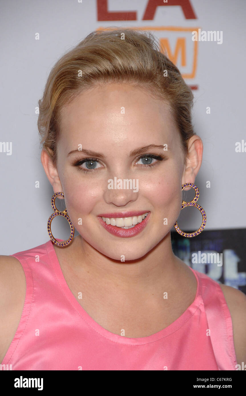Meaghan Martin at arrivals for Don't Be Afraid of the Dark Premiere, Regal Cinemas L.A. Live, Los Angeles, CA June 26, 2011. Photo By: Michael Germana/Everett Collection Stock Photo
