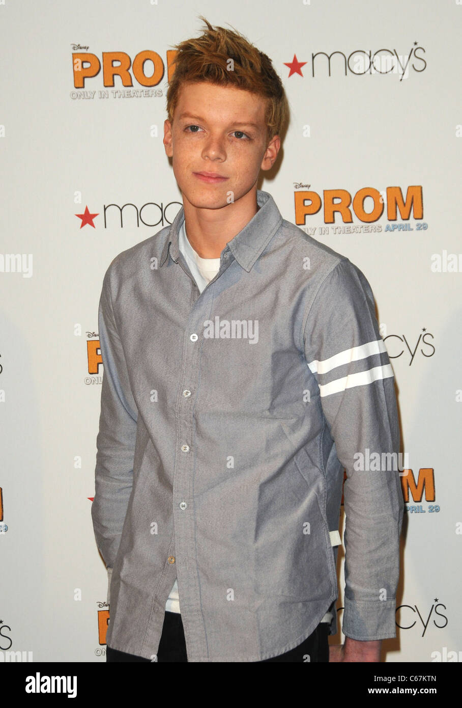 Cameron Monaghan at a public appearance for Disney's PROM Cast Meet and