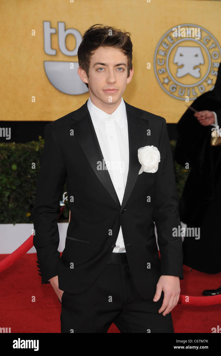 Kevin McHale at arrivals for 17th Annual Screen Actors Guild SAG Awards - ARRIVALS, Shrine Auditorium, Los Angeles, CA January 30, 2011. Photo By: Dee Cercone/Everett Collection Stock Photo