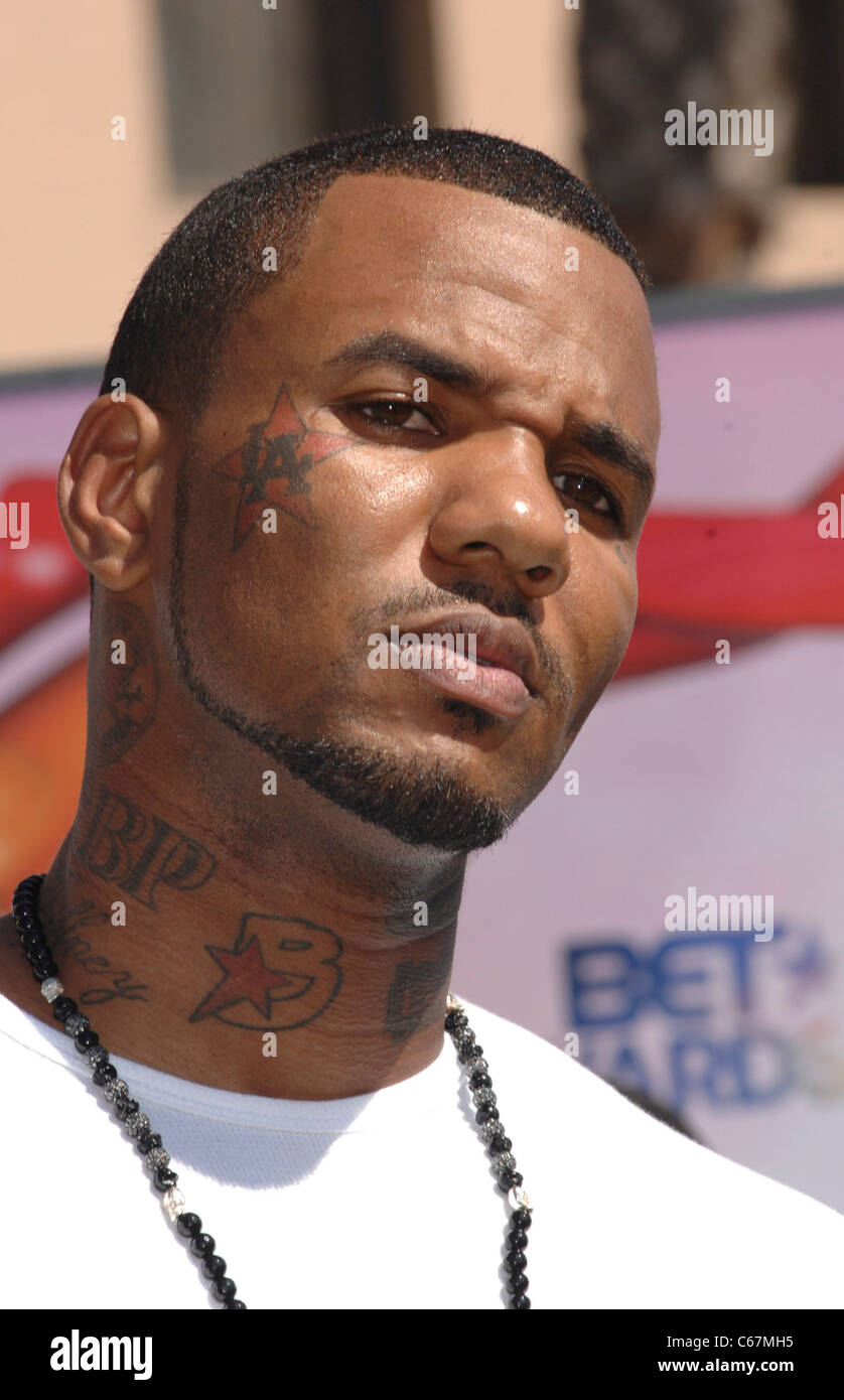The Game at arrivals for 2011 BET Awards, Shrine Auditorium, Los Angeles, CA June 26, 2011. Photo By: Elizabeth Goodenough/Everett Collection Stock Photo