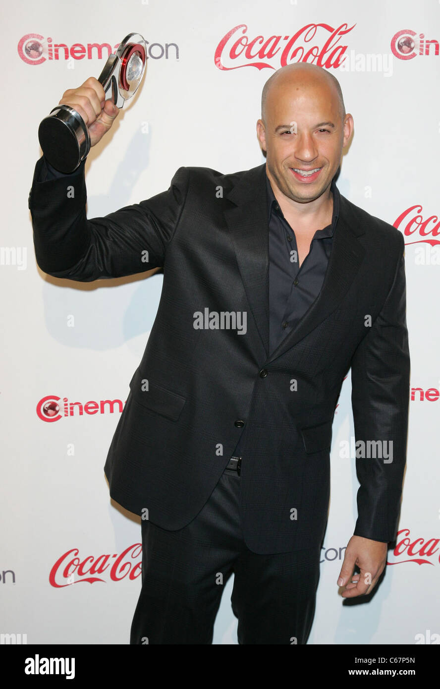 Vin Diesel in attendance for 2011 CinemaCon Big Screen Achievement Awards, PURE Nightclub at Caesars Palace, Las Vegas, NV March 31, 2011. Photo By: James Atoa/Everett Collection Stock Photo