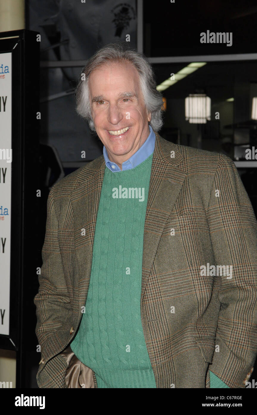 Henry Winkler at arrivals for CEREMONY Premiere, Arclight Hollywood, Los Angeles, CA March 22, 2011. Photo By: Elizabeth Goodenough/Everett Collection Stock Photo