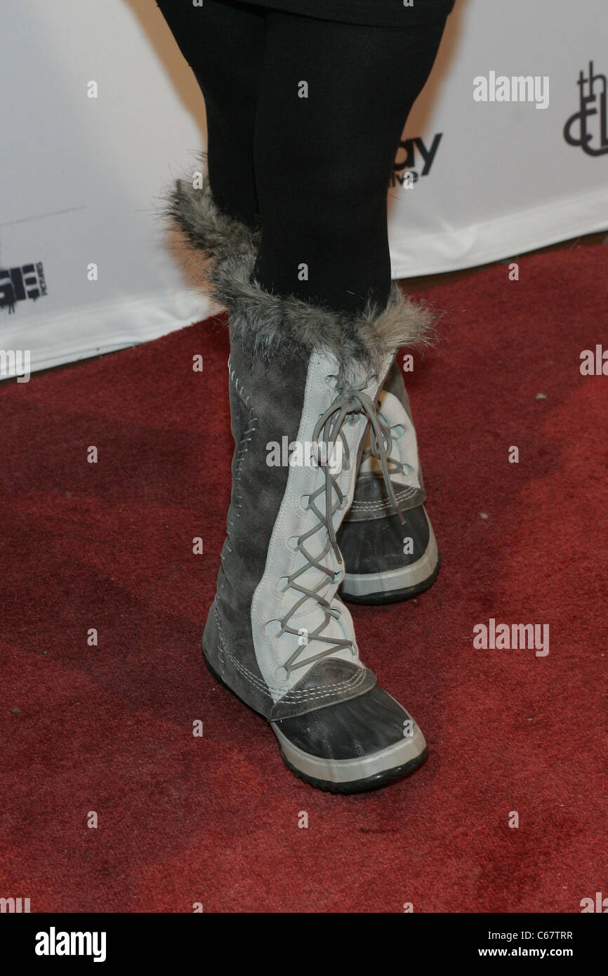 Tenley Molzahn (wearing Sorel boots) in attendance for INSURGE Pictures Party, The Eldridge at Jean Louis, Park City, UT January 22, 2011. Photo By: James Atoa/Everett Collection Stock Photo