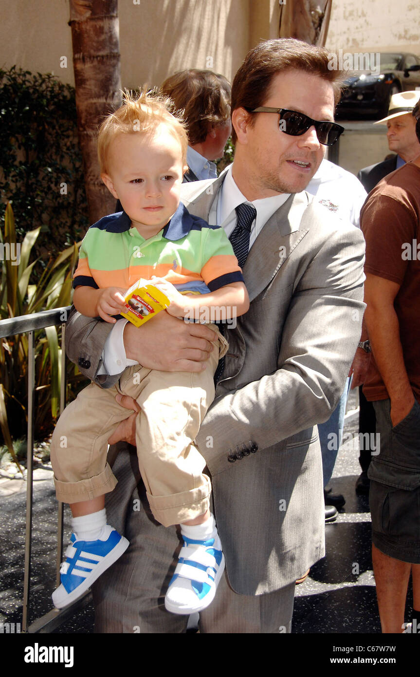 Mark Wahlberg, Brendan Wahlberg at the induction ceremony for Star on