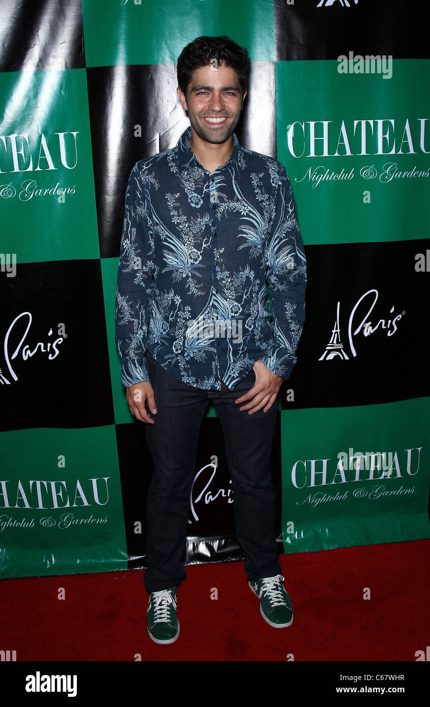 Adrian Grenier in attendance for Screening of TEENAGE PAPARAZZO, Chateau Nightclub and Gardens, Las Vegas, NV July 22, 2011. Photo By: MORA/Everett Collection Stock Photo