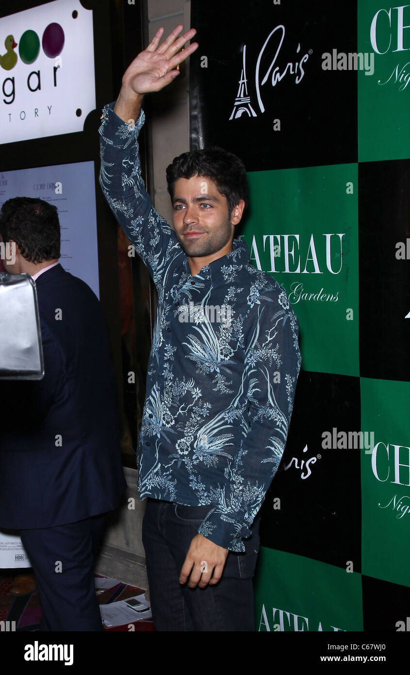 Adrian Grenier in attendance for Screening of TEENAGE PAPARAZZO, Chateau Nightclub and Gardens, Las Vegas, NV July 22, 2011. Photo By: MORA/Everett Collection Stock Photo