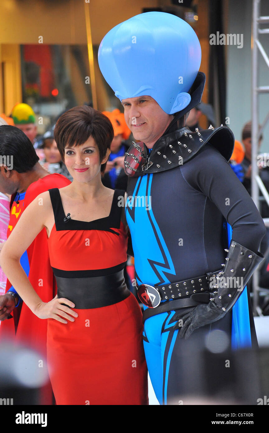 Tina Fey, Will Ferrell at talk show appearance for NBC Today Show ...