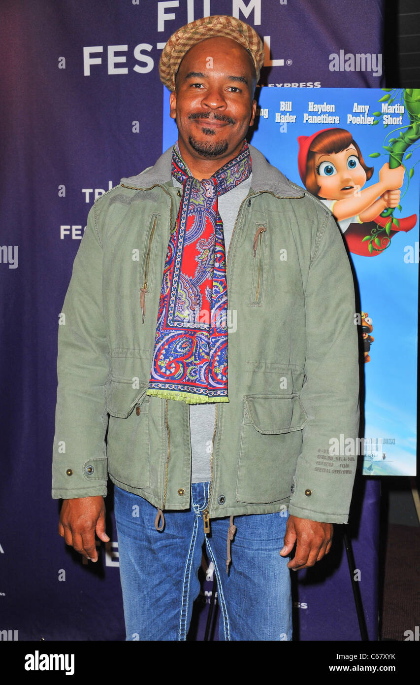 David Alan Grier at arrivals for HOODWINKED TOO! Hood vs Evil Premiere Tribeca Film Festival Family Screening, Chelsea Clearview Cinema, New York, NY April 23, 2011. Photo By: Gregorio T. Binuya/Everett Collection Stock Photo