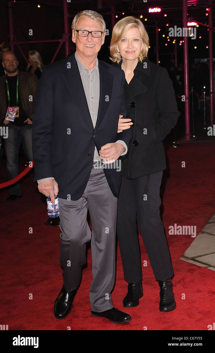 Mike Nichols, Diane Sawyer at arrivals for JESUS HENRY CHRIST World Premiere at the 2011 Tribeca Film Festival, BMCC Tribeca Performing Arts Center, New York, NY April 23, 2011. Photo By: Kristin Callahan/Everett Collection Stock Photo