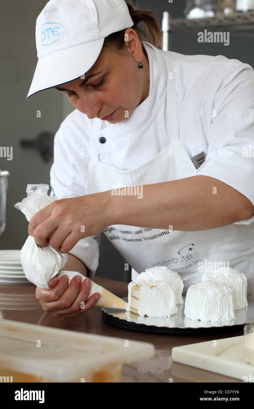 pastry chef Stock Photo