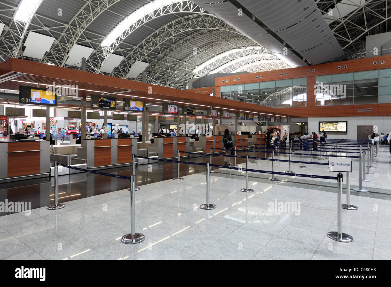 Sabiha Gokcen International Airport in Istanbul, Turkey. Stock Photo