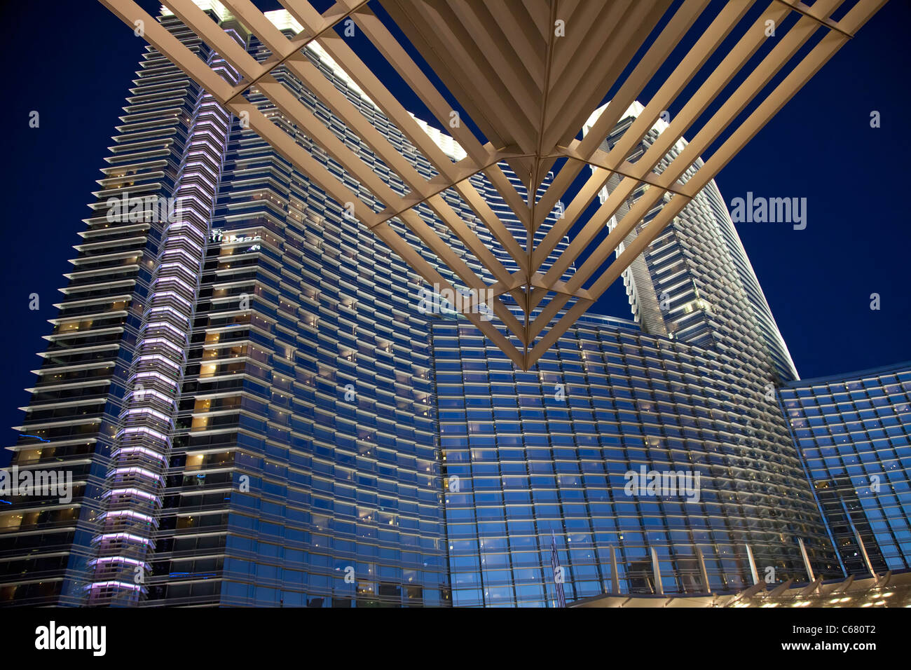 Aria Resort and Casino in Las Vegas' CityCenter Stock Photo