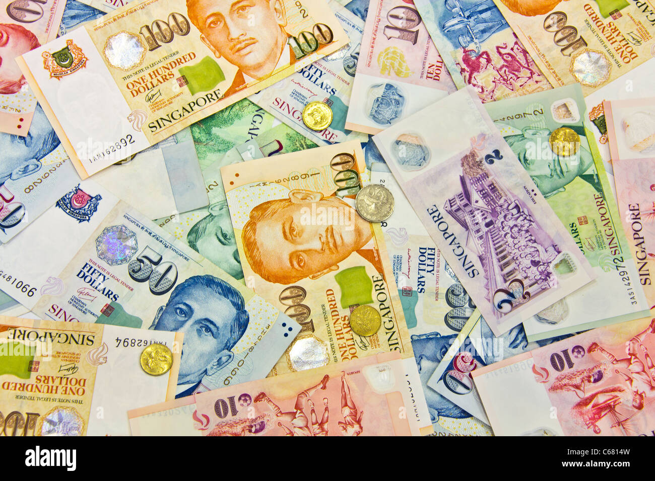 Singapore money hi-res stock photography and images - Alamy