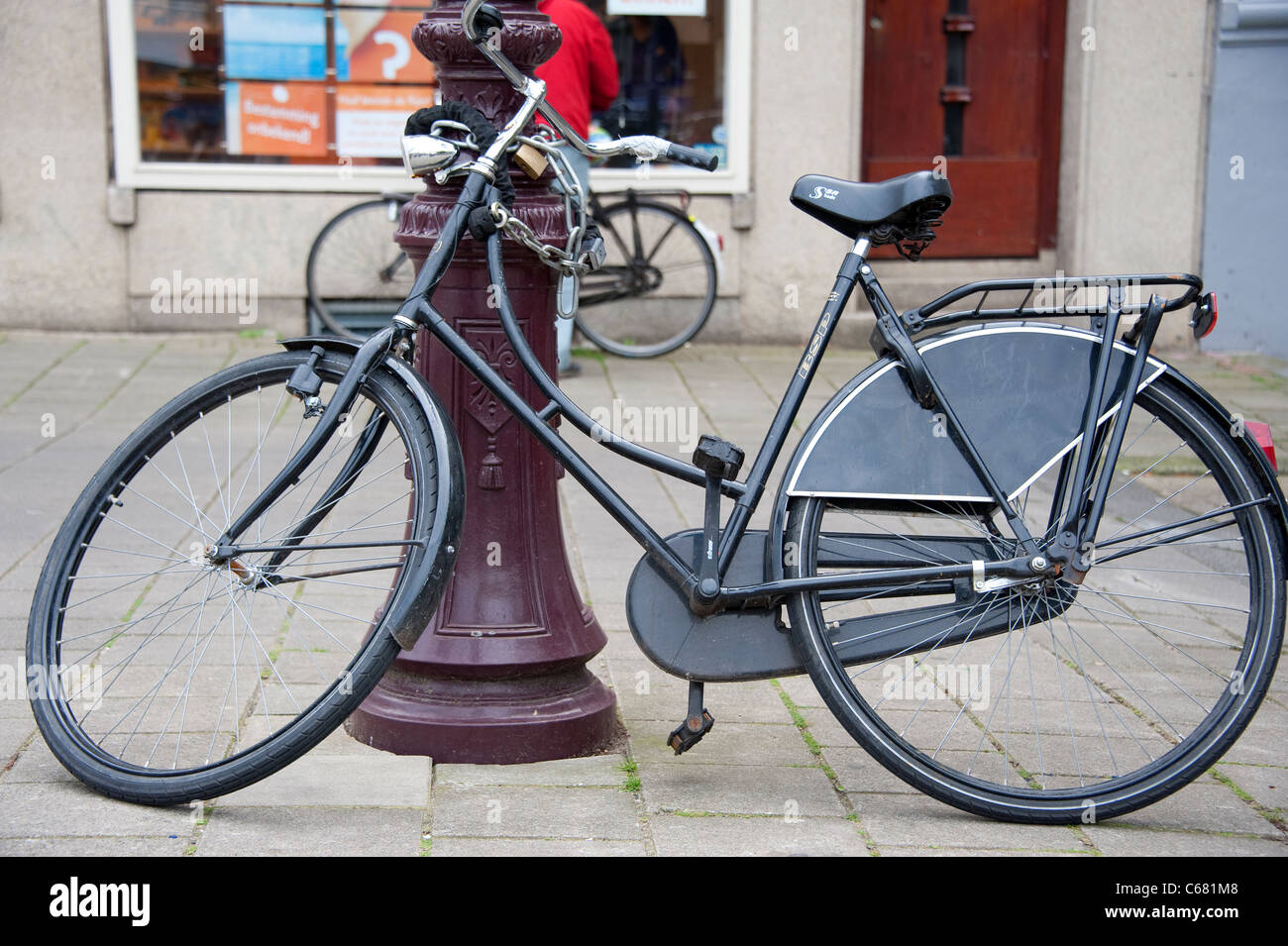 Traditional bike in Amsterdam Stock Photo Alamy