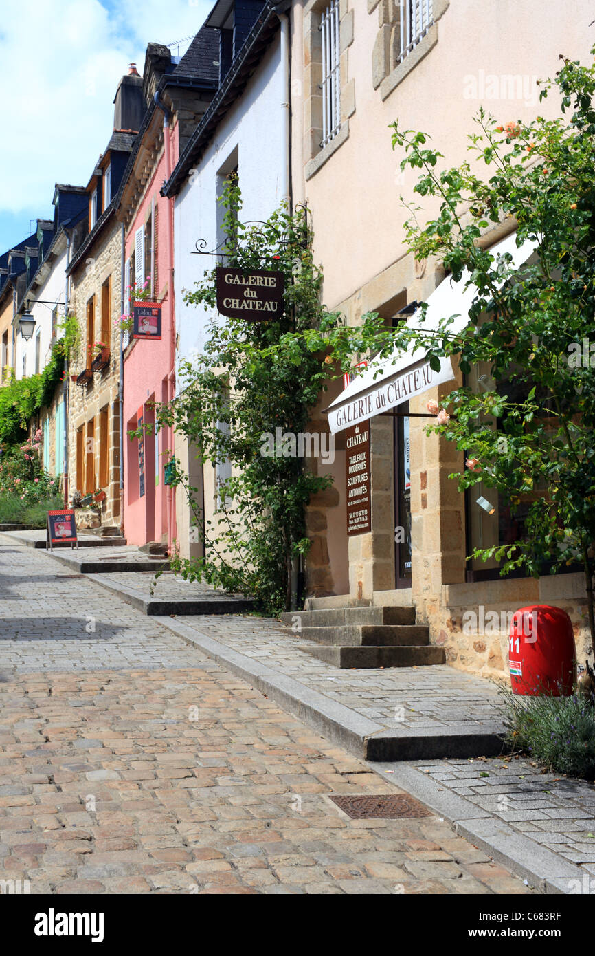 Rue du Chateau, Auray, Morbihan, Brittany, France Stock Photo Alamy