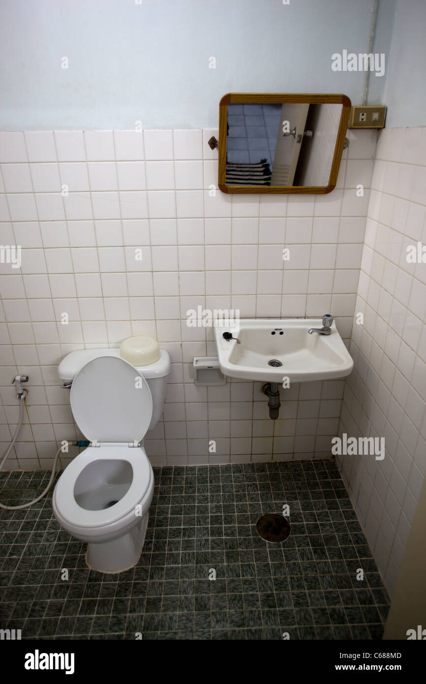 Hotel Bathroom Toilet Stock Photo - Alamy