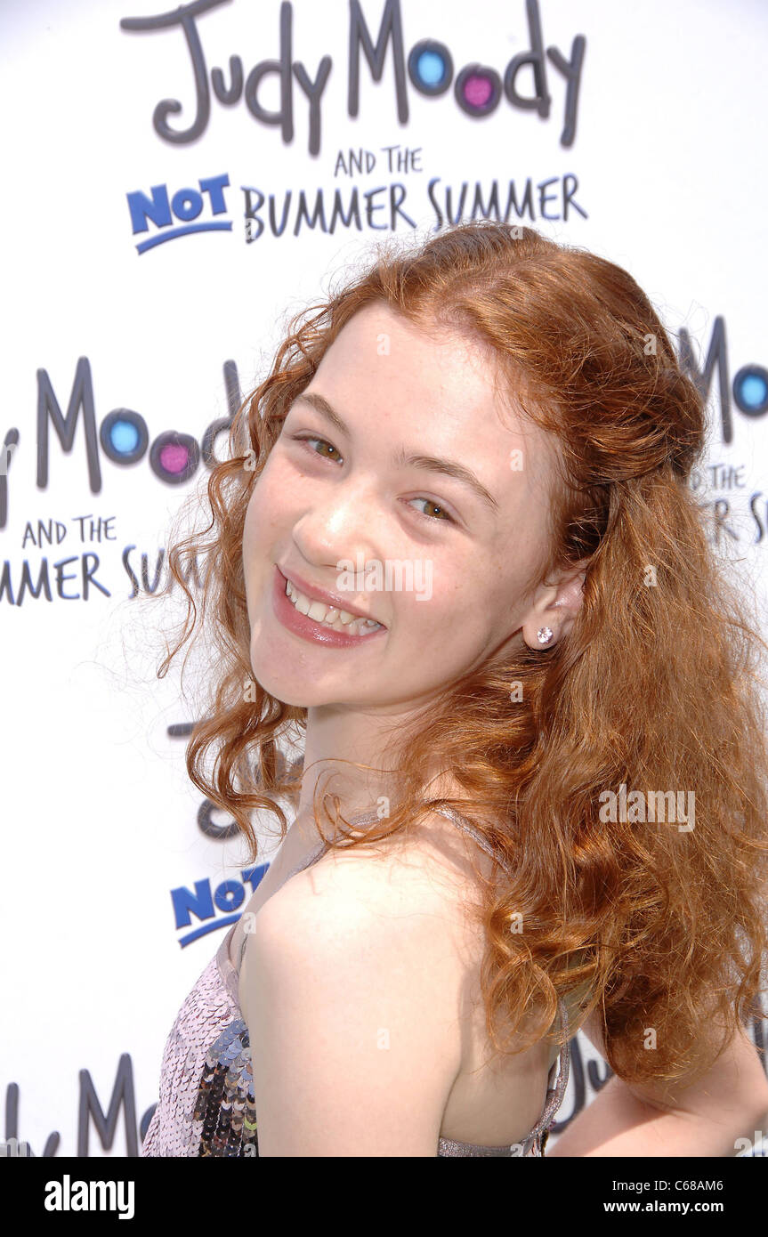 Jordana Beatty at arrivals for JUDY MOODY AND THE NOT BUMMER SUMMER