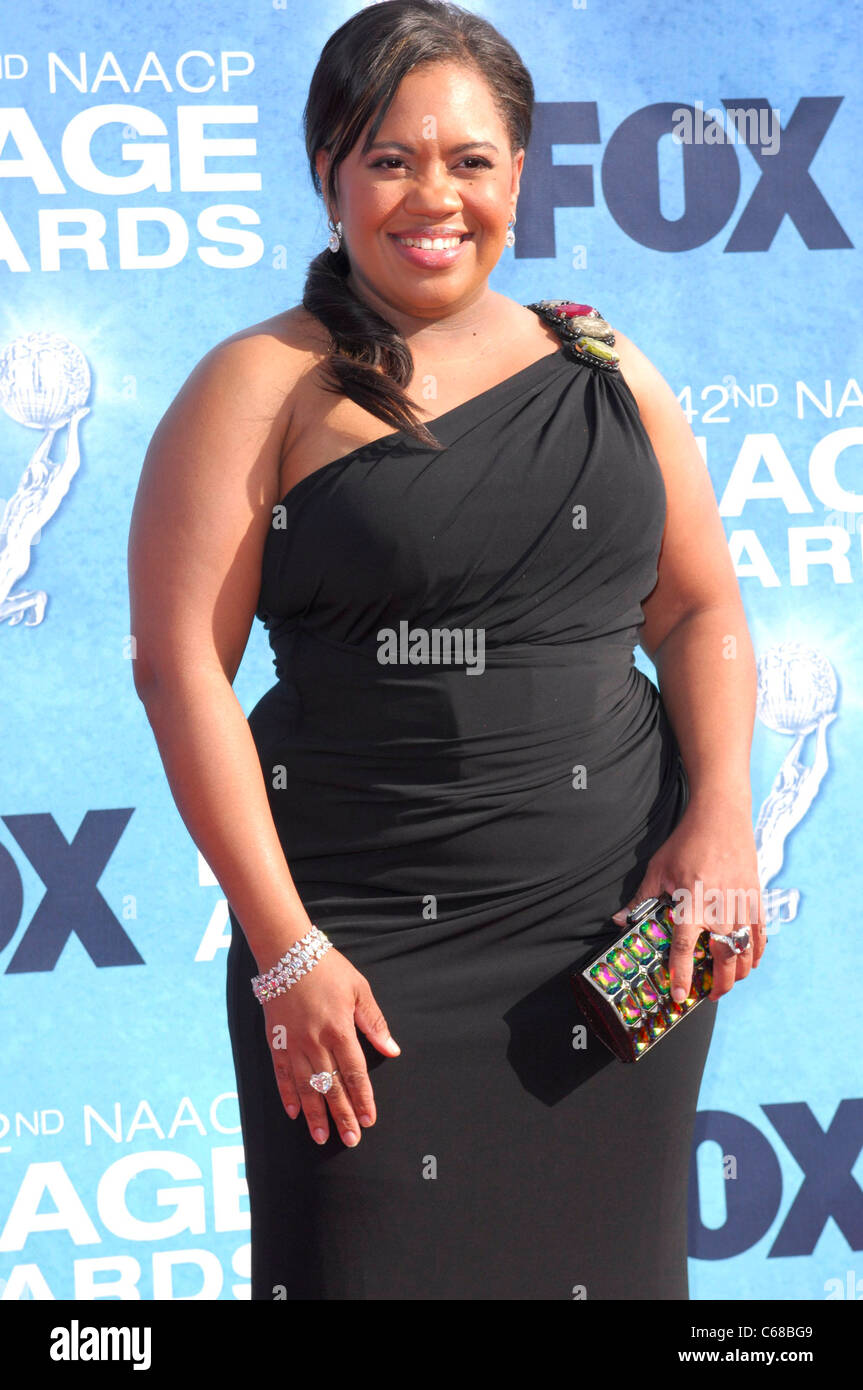 Chandra Wilson at arrivals for 42nd NAACP Image Awards, Shrine Auditorium, Los Angeles, CA March 4, 2011. Photo By: Elizabeth Goodenough/Everett Collection Stock Photo