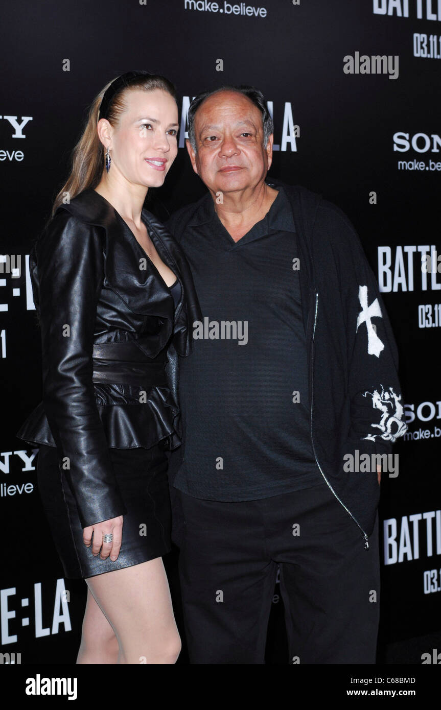 Cheech Marin, guest at arrivals for BATTLE: LOS ANGELES Premiere, Regency Village Theater, Los Angeles, CA March 8, 2011. Photo Stock Photo
