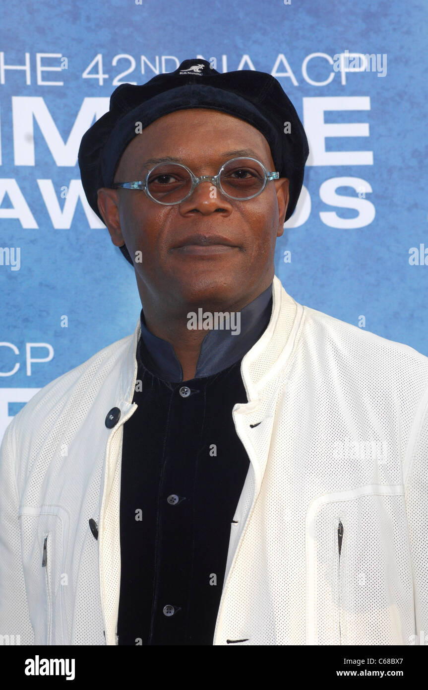 Samuel L. Jackson at arrivals for 42nd NAACP Image Awards, Shrine Auditorium, Los Angeles, CA March 4, 2011. Photo By: Elizabeth Goodenough/Everett Collection Stock Photo