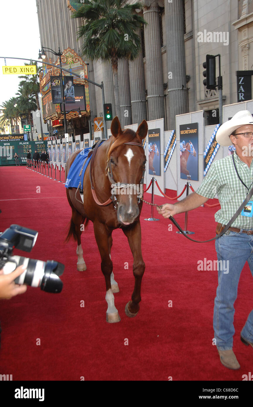 Trolley Boy at arrivals for SECRETARIAT World Premiere, El Capitan Theatre, Los Angeles, CA