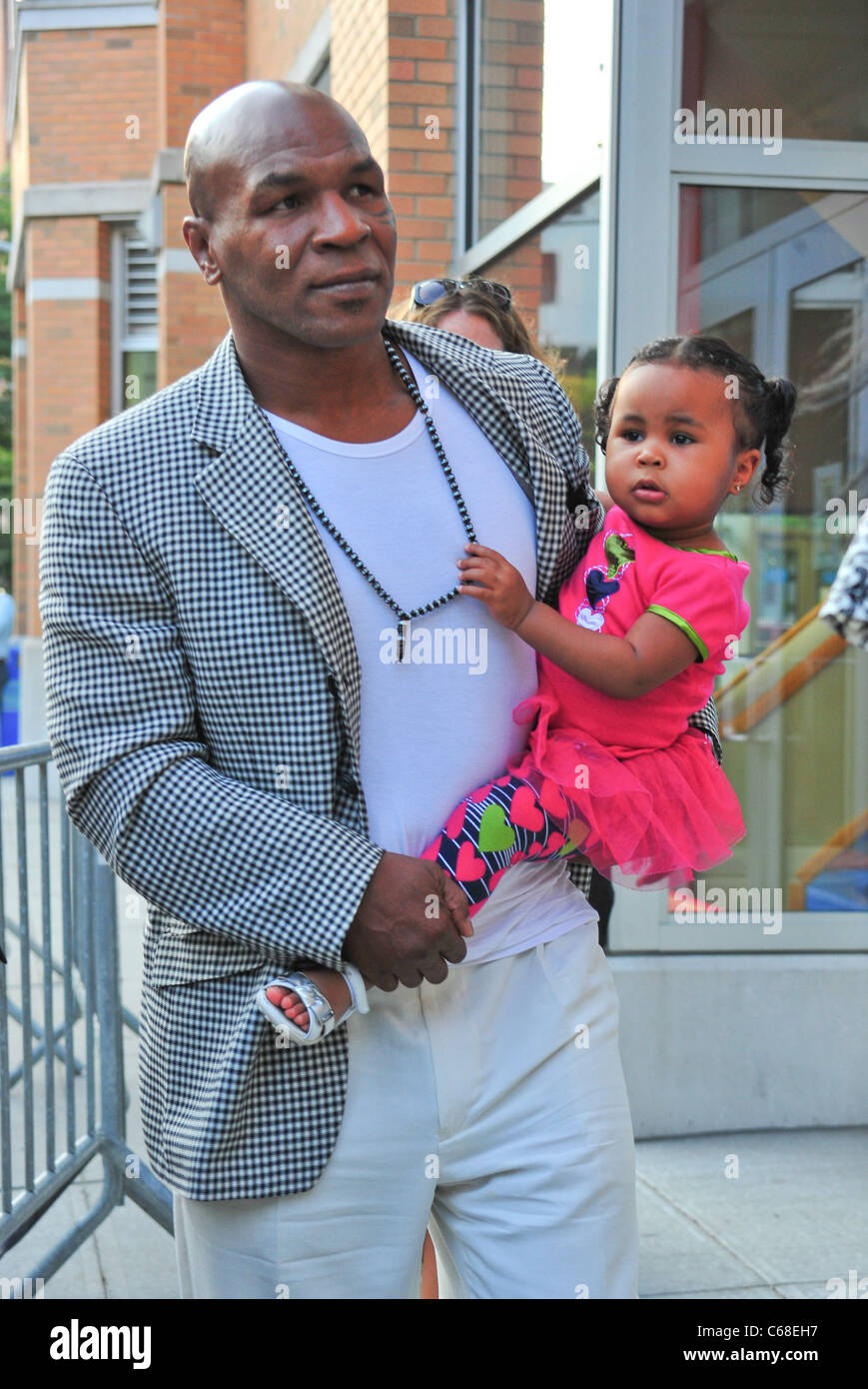 Mike Tyson, Milan Tyson at arrivals for ESPN Films’ One Night In Vegas