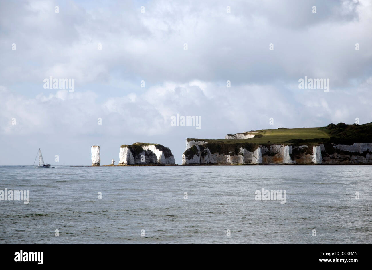 Old Harry Rocks Poole Dorset UK Stock Photo - Alamy
